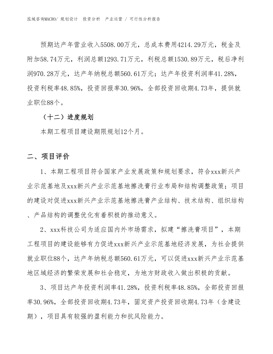 擦洗膏项目可行性分析报告_第3页