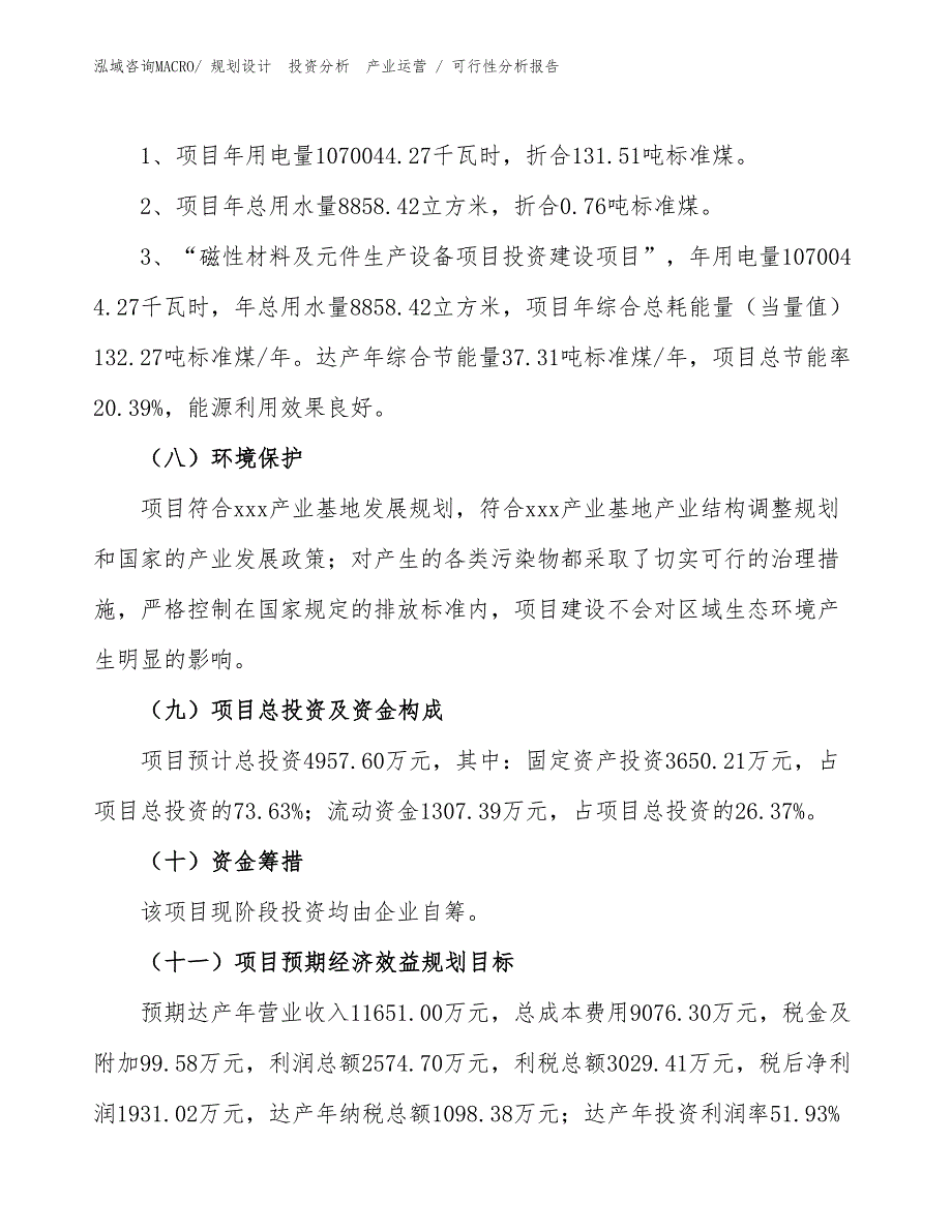 磁性材料及元件生产设备项目可行性分析报告_第2页