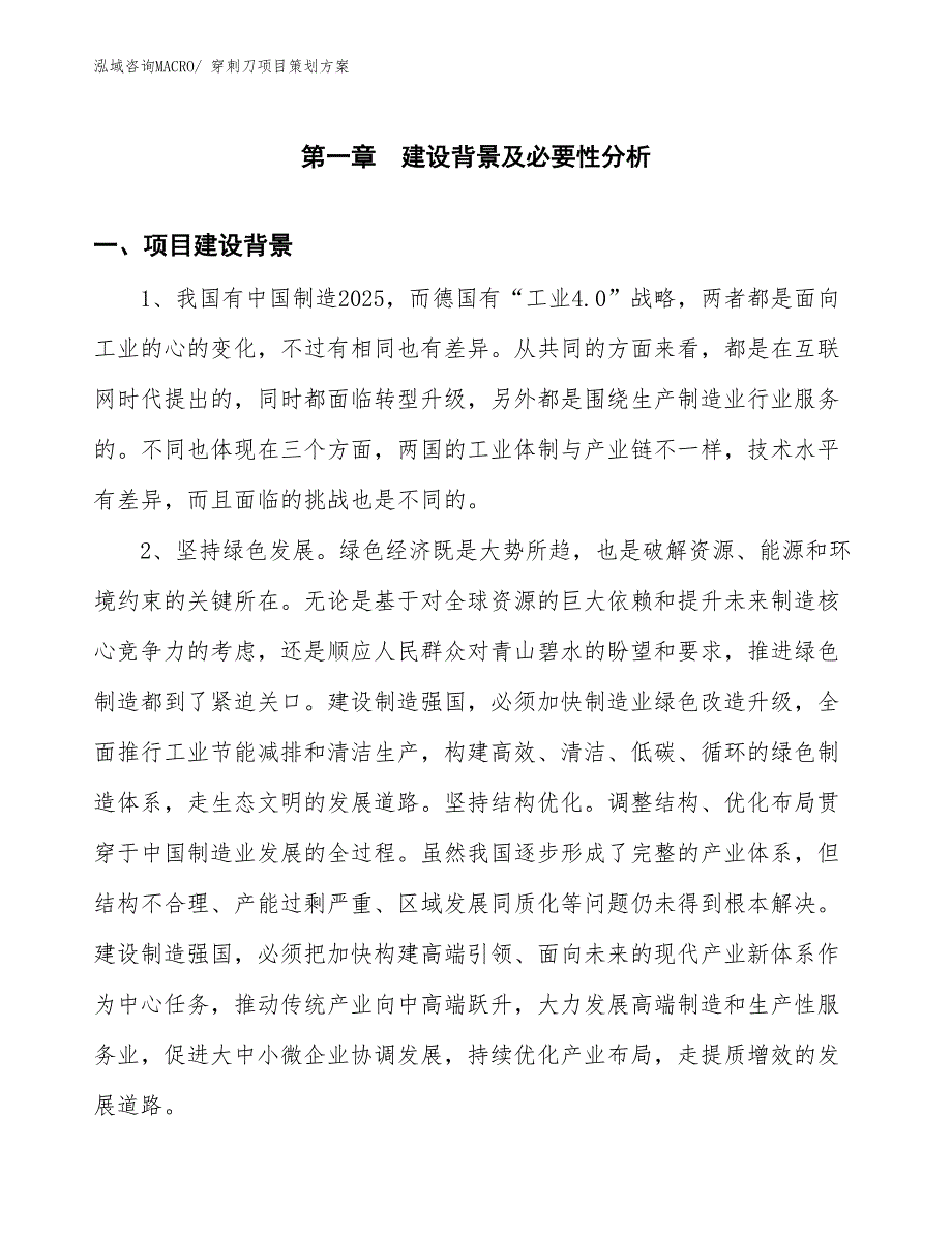 穿刺刀项目策划方案_第3页