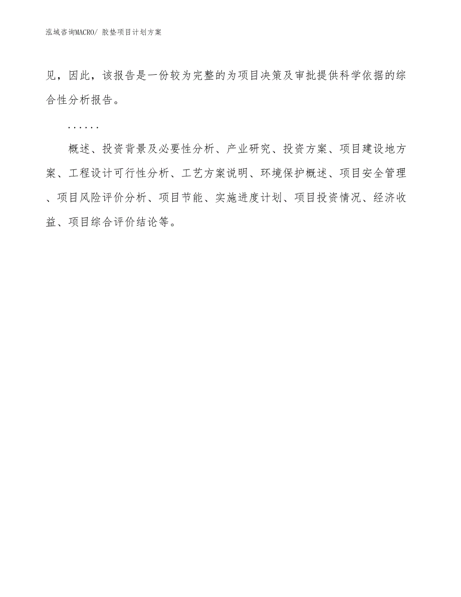 （招商引资）胶垫项目计划方案_第2页