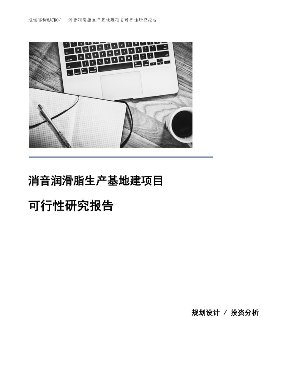 （模板）消音润滑脂生产基地建项目可行性研究报告_第1页