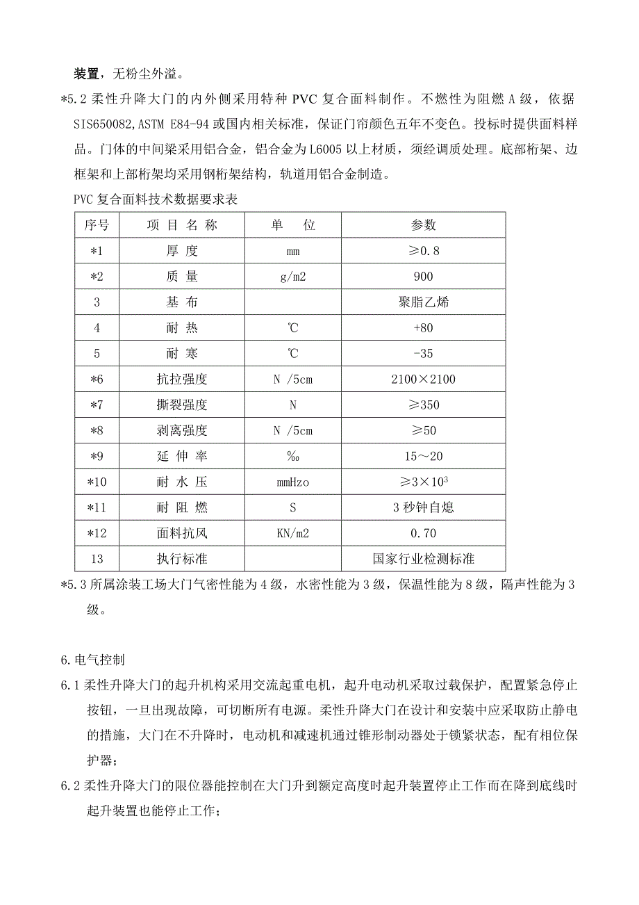 柔性大门说明书_第3页