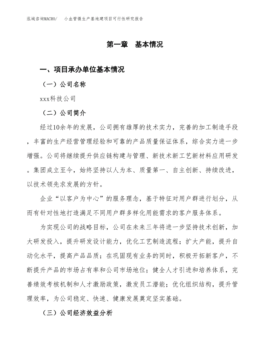 （模板）小血管镊生产基地建项目可行性研究报告_第4页