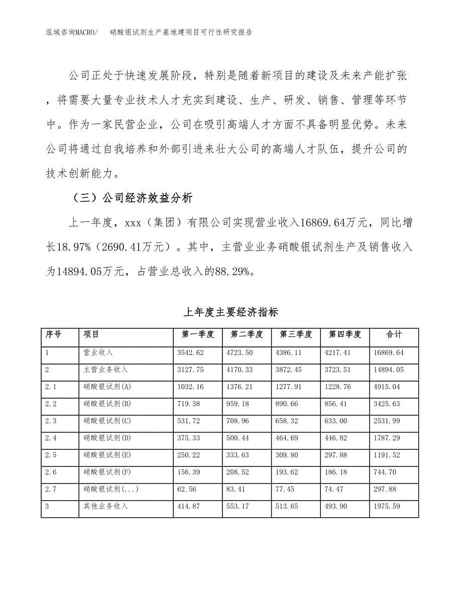 （模板）硝酸银试剂生产基地建项目可行性研究报告_第5页