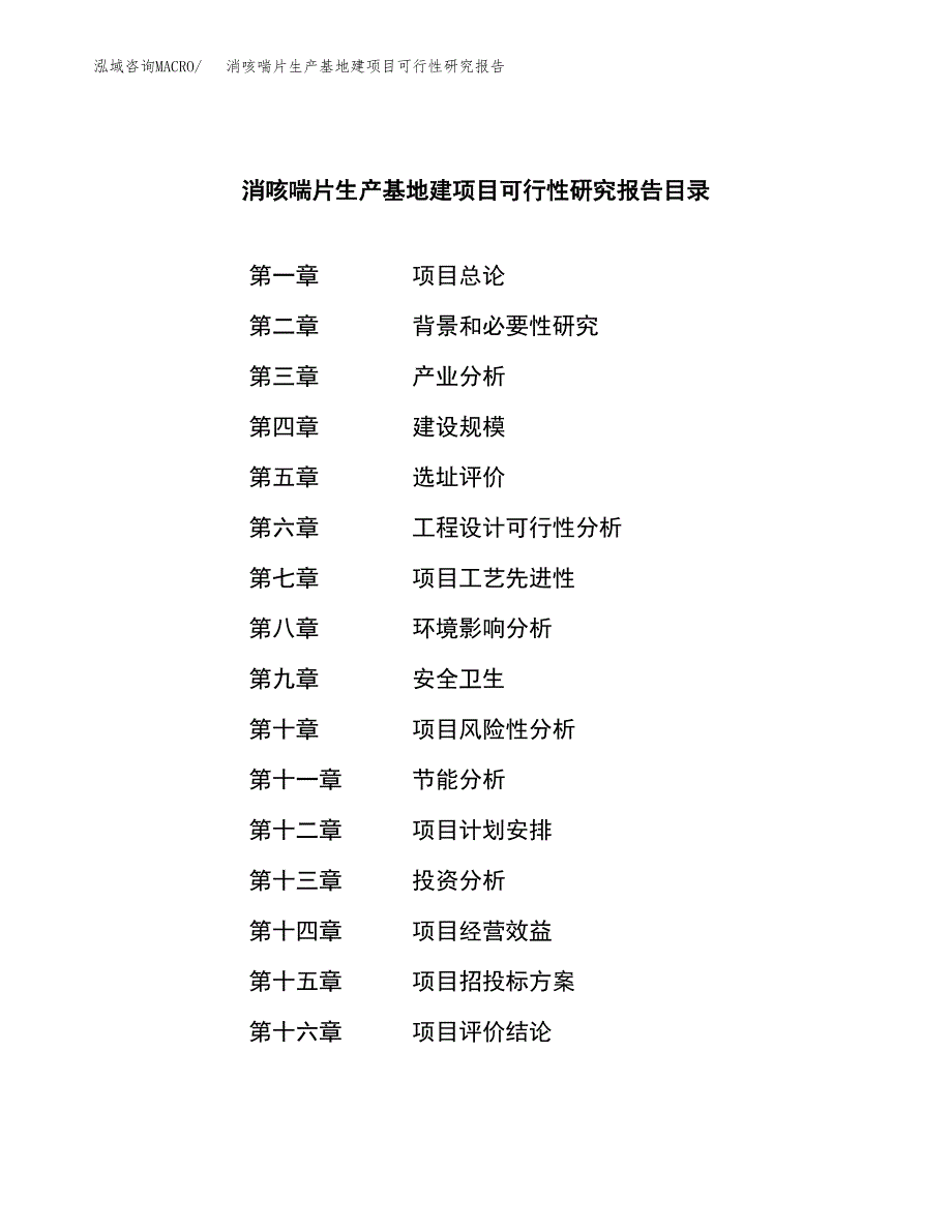 （模板）消咳喘片生产基地建项目可行性研究报告_第3页