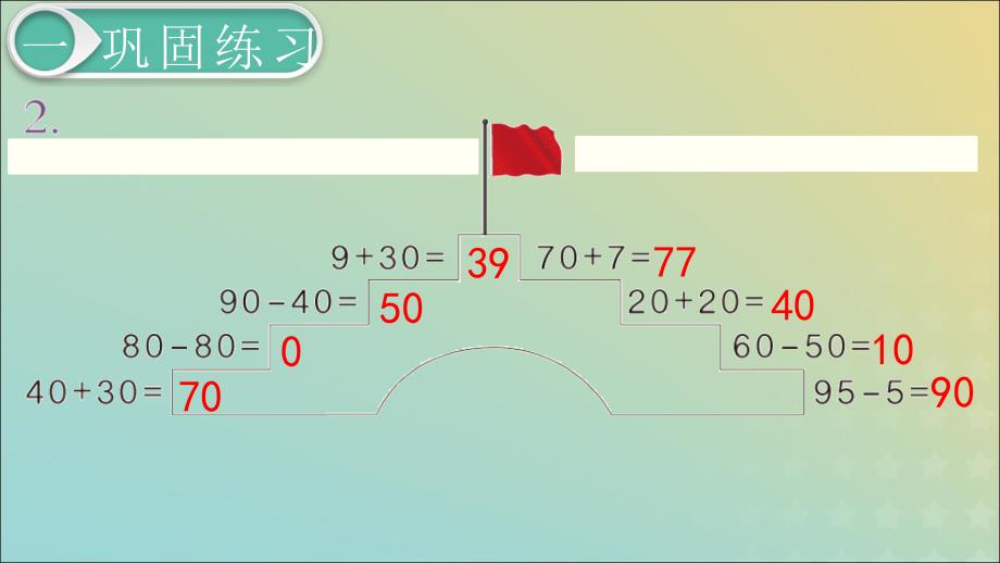 一年级数学下册 第6单元 100以内的加法和减法（一）第2课时 练习课课件 新人教版.ppt_第3页