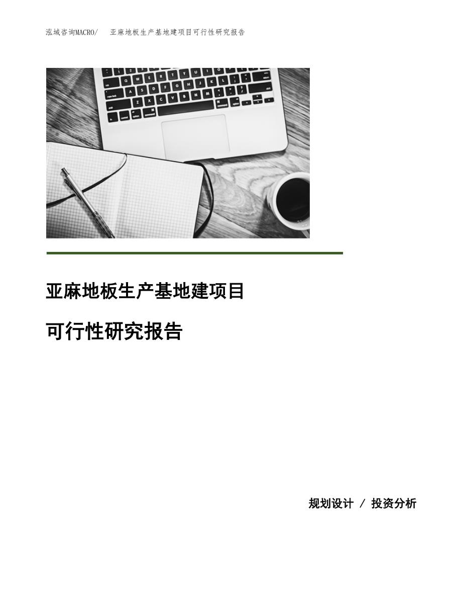 （模板）亚麻地板生产基地建项目可行性研究报告_第1页