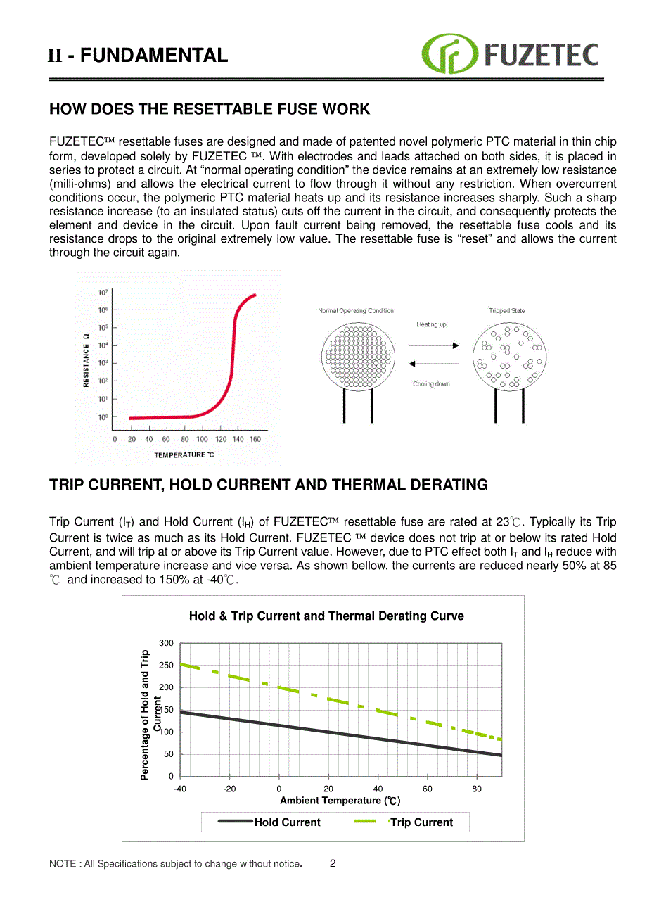 必备!最全自恢复保险丝选型手册_第2页