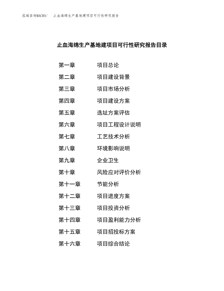 （模板）止血海绵生产基地建项目可行性研究报告_第3页