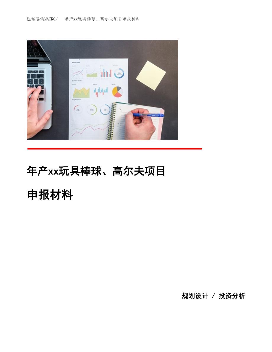 年产xx玩具棒球、高尔夫项目申报材料_第1页