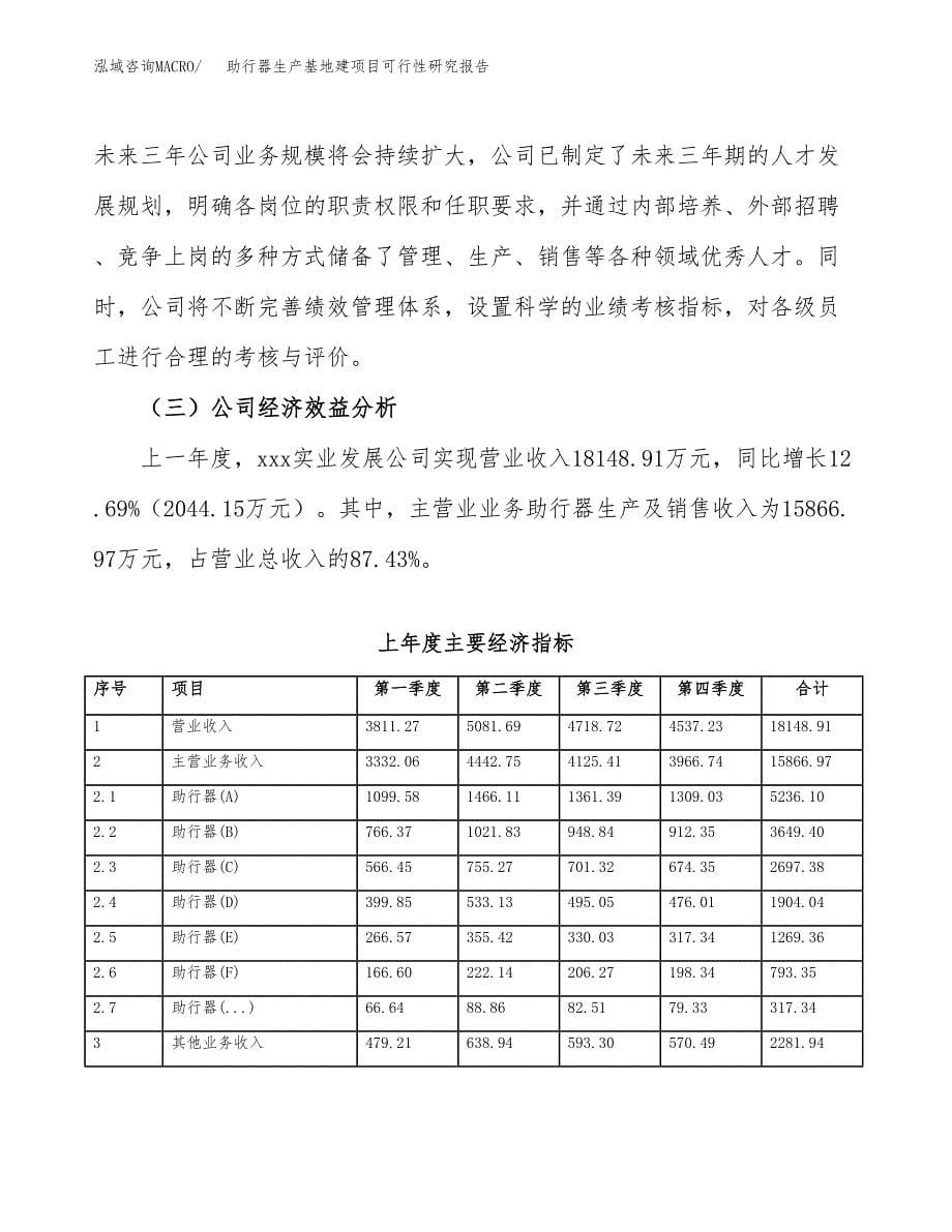 （模板）助行器生产基地建项目可行性研究报告 (2)_第5页