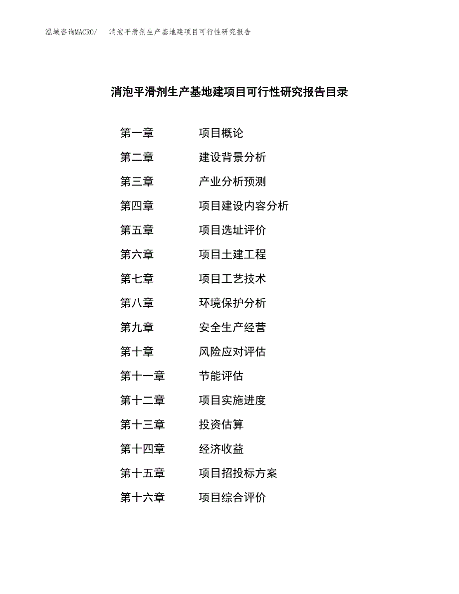 （模板）消泡平滑剂生产基地建项目可行性研究报告_第3页