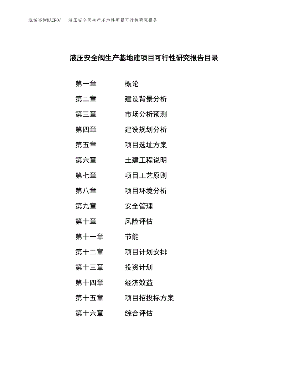 （模板）液压安全阀生产基地建项目可行性研究报告 (1)_第3页