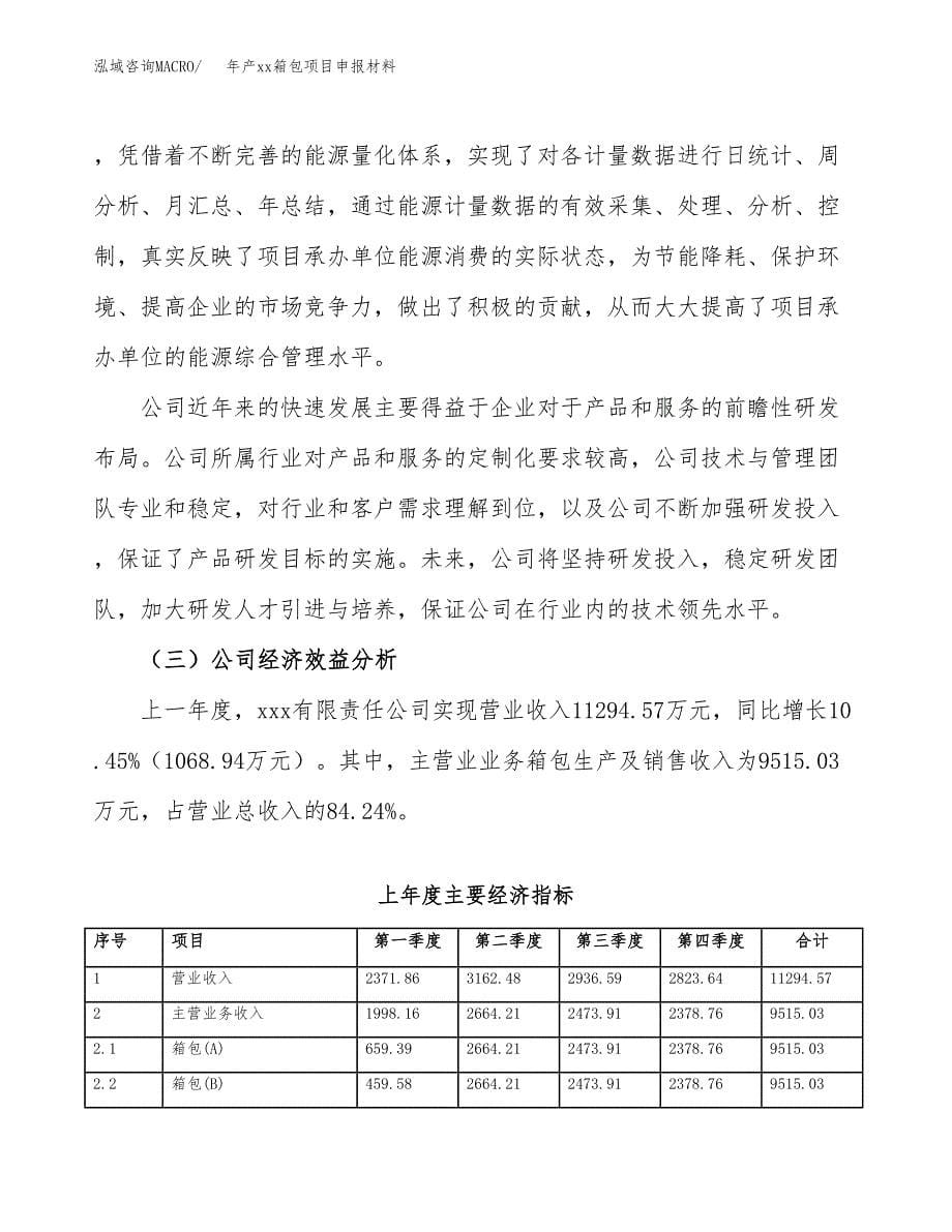 年产xx箱包项目申报材料_第5页