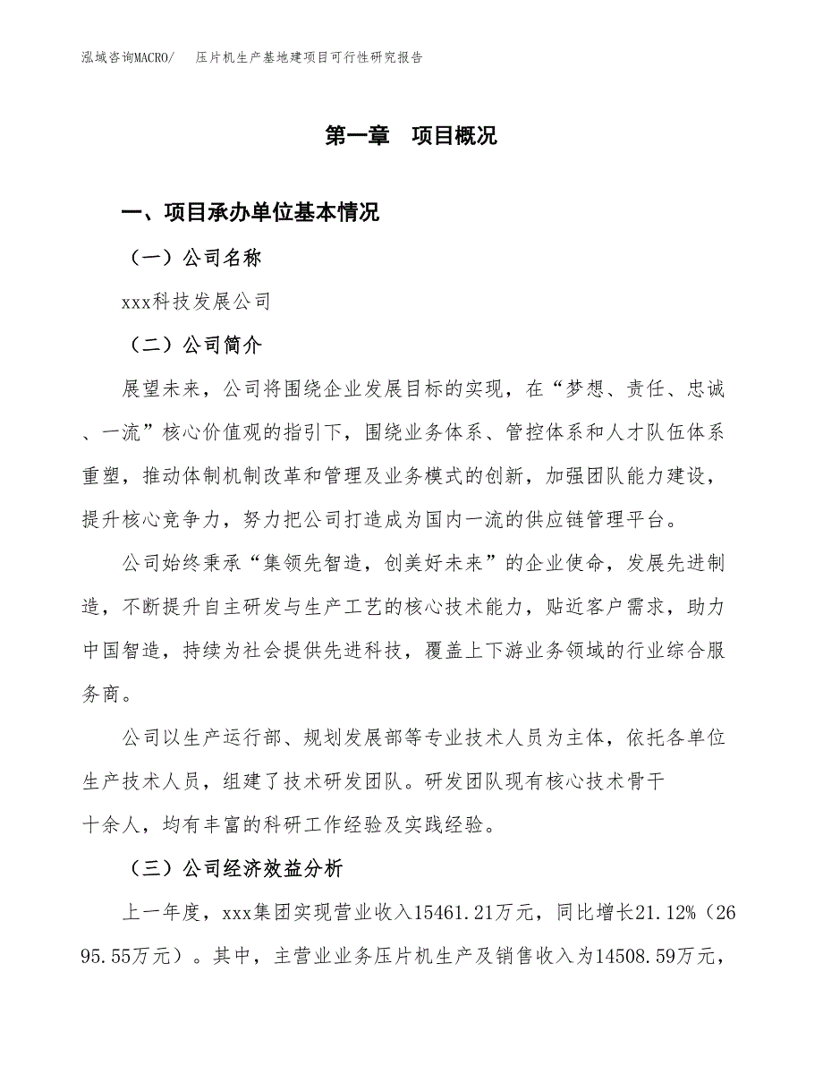 （模板）压片机生产基地建项目可行性研究报告_第4页