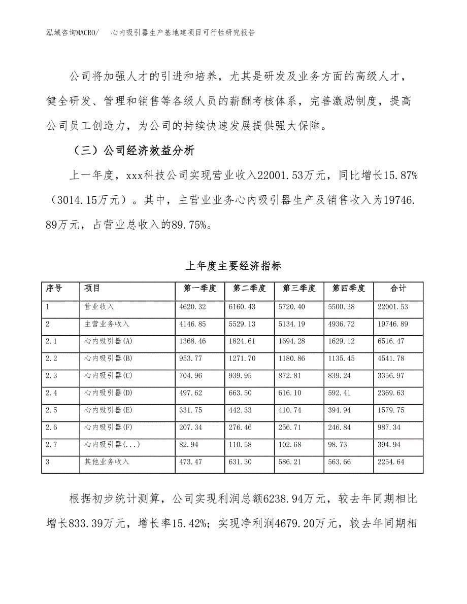 （模板）心内吸引器生产基地建项目可行性研究报告_第5页