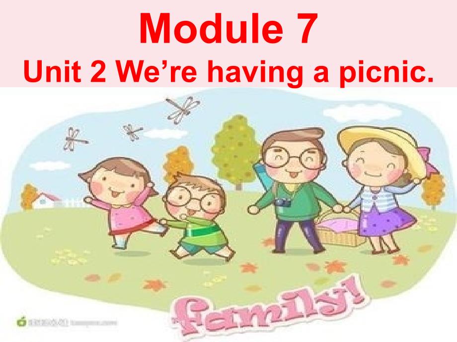 二年级英语下册 Module 7 Unit 2 We’re having a picnic课件4 外研版（一起）.ppt_第1页