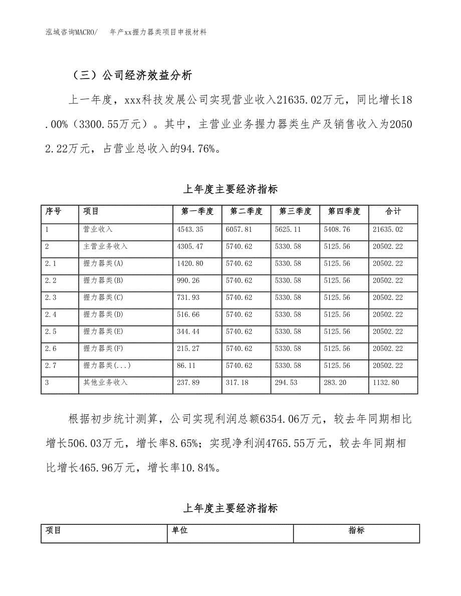 年产xx握力器类项目申报材料_第5页