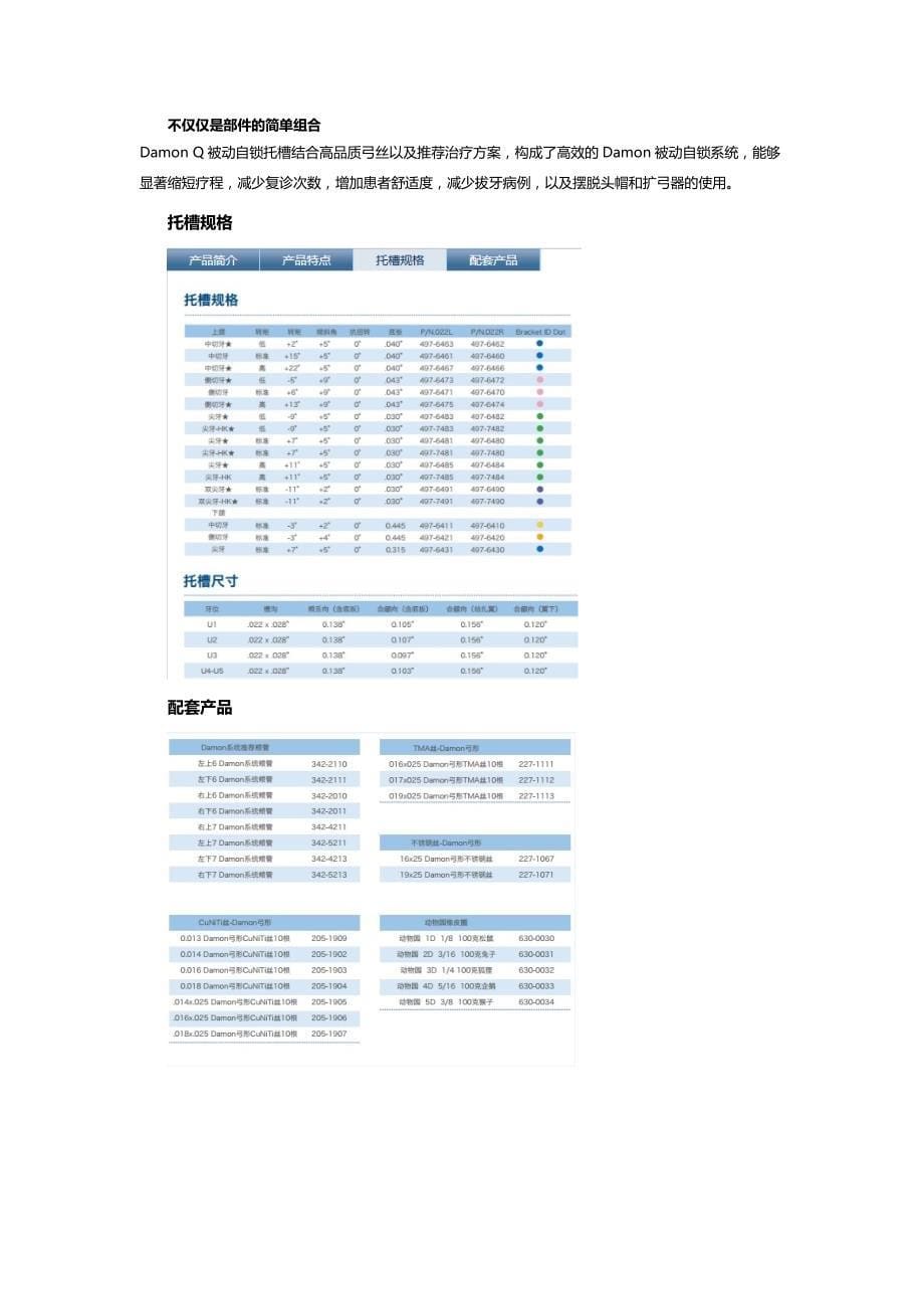 damon系统托槽-ormco正畸-卡瓦盛邦_第5页