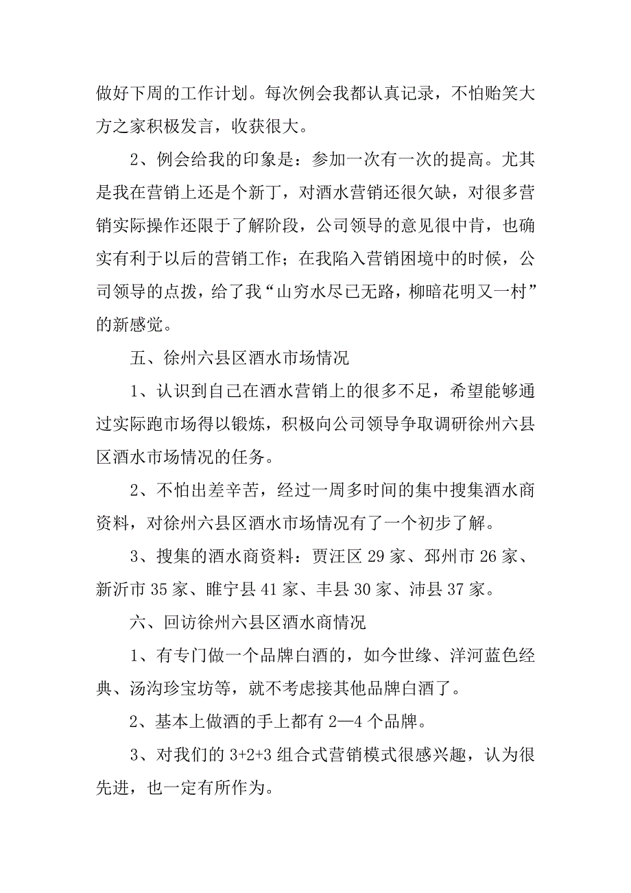 酒水销售工作总结格式模板_第3页