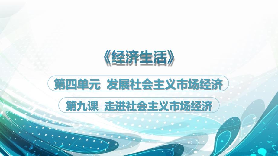 《经济生活》第九课复习课件_第1页