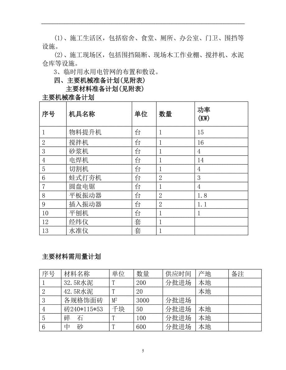 房屋修缮工程施工组织设计84842_第5页