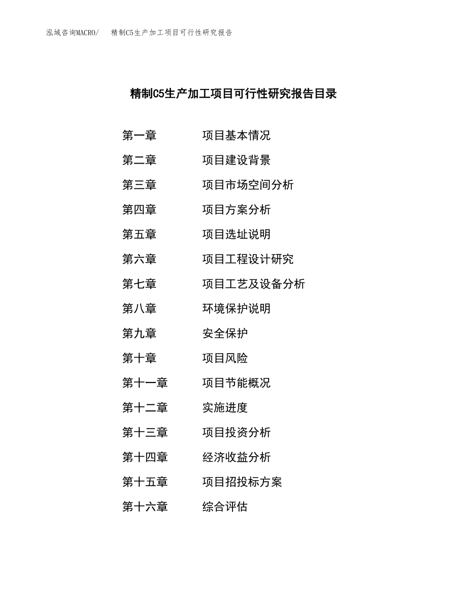 精制C5生产加工项目可行性研究报告_第4页