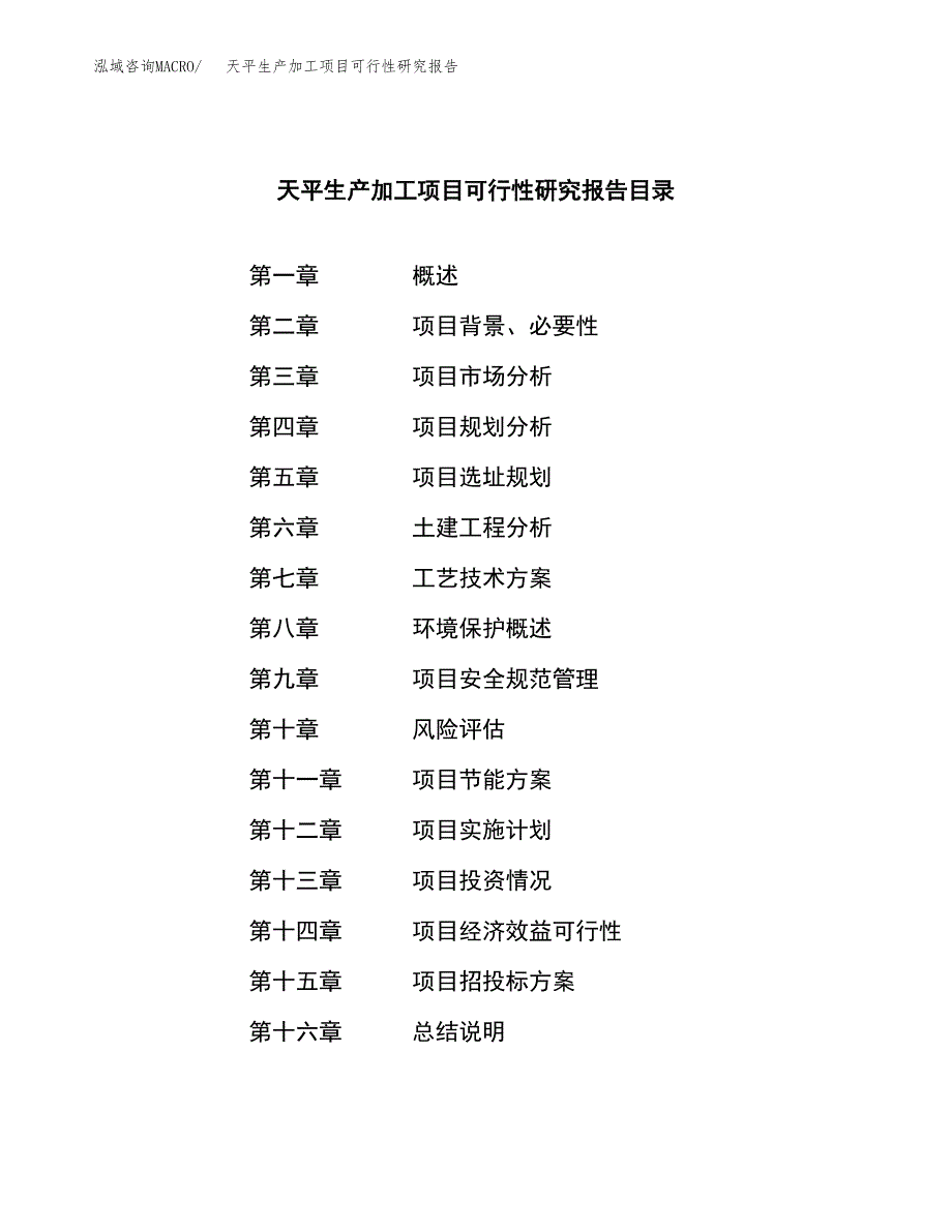 天平生产加工项目可行性研究报告_第4页