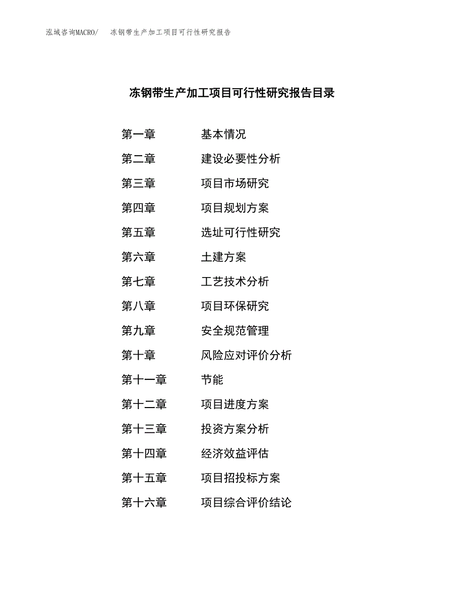 冻钢带生产加工项目可行性研究报告_第3页