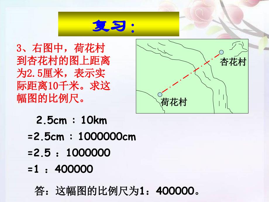 比例尺的应用(例2、例3)PPT_第3页