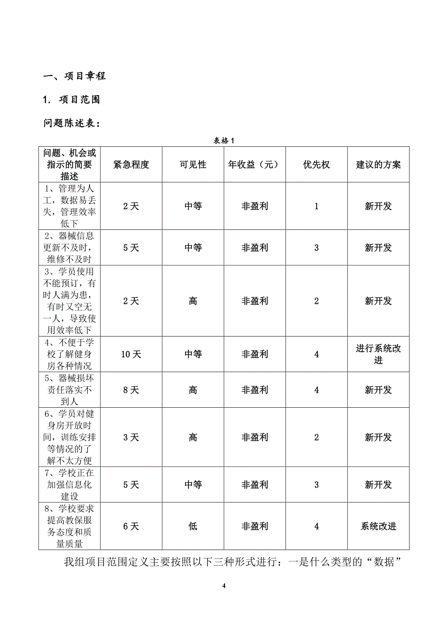 健身俱乐部管理信息系统设计报告_第4页