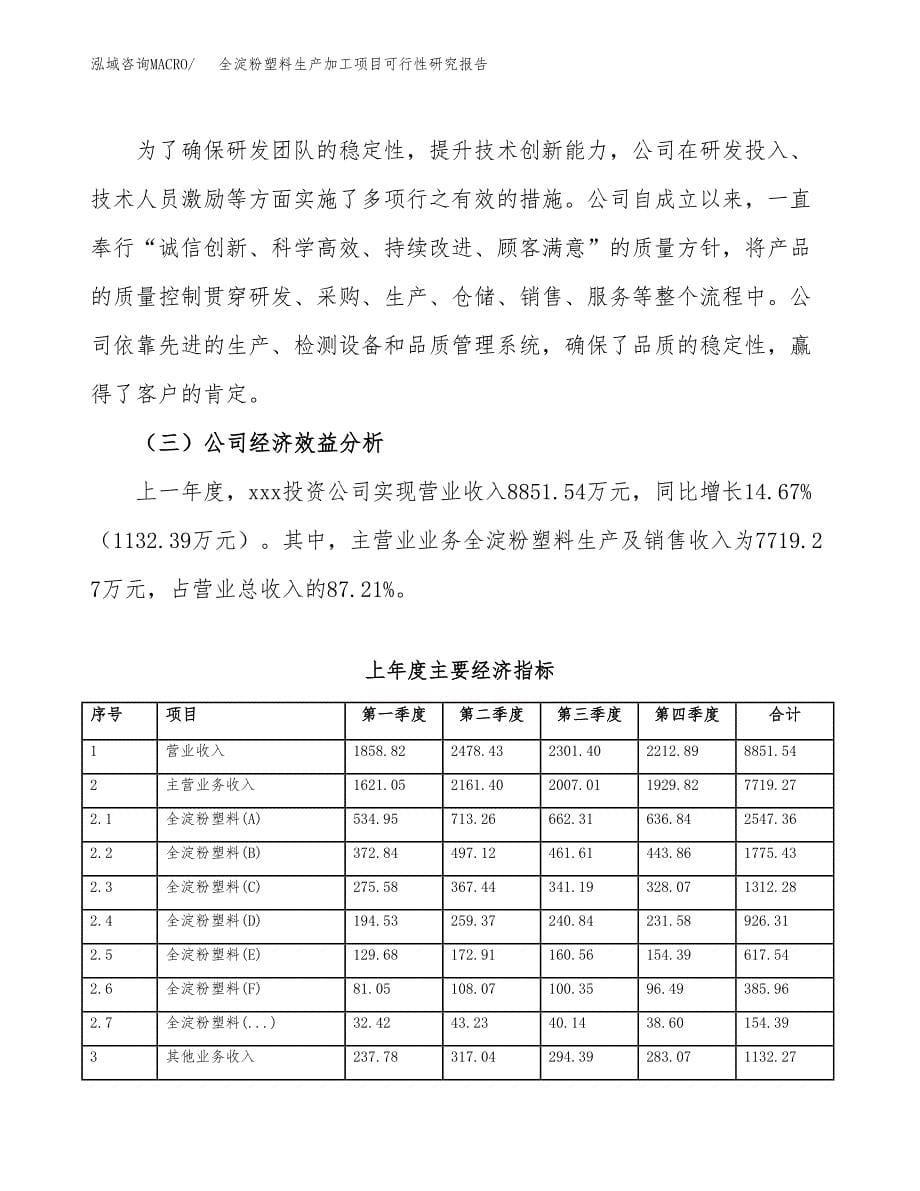 全淀粉塑料生产加工项目可行性研究报告_第5页