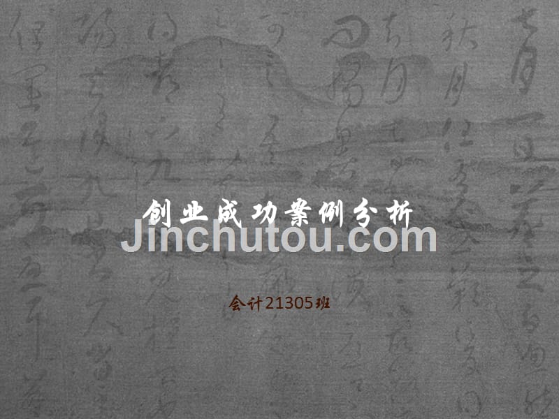 创业成功案例分析_第1页