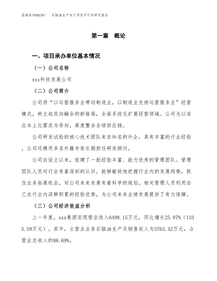 石脑油生产加工项目可行性研究报告_第4页