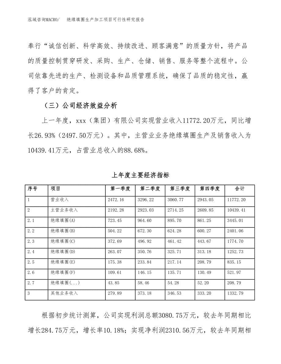 绝缘填圈生产加工项目可行性研究报告_第5页