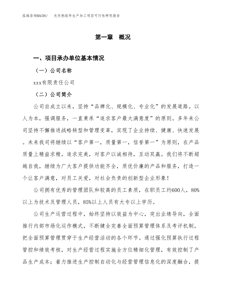 光伏热组件生产加工项目可行性研究报告_第4页