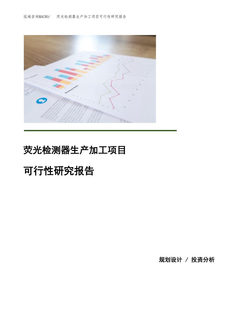 （模板）荧光检测器生产加工项目可行性研究报告_第1页