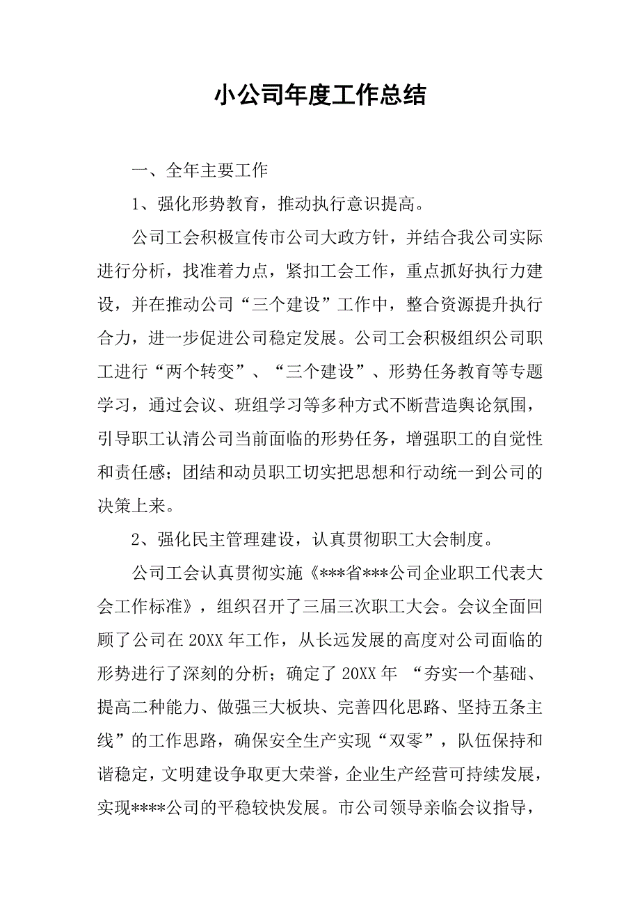 小公司年度工作总结.doc_第1页