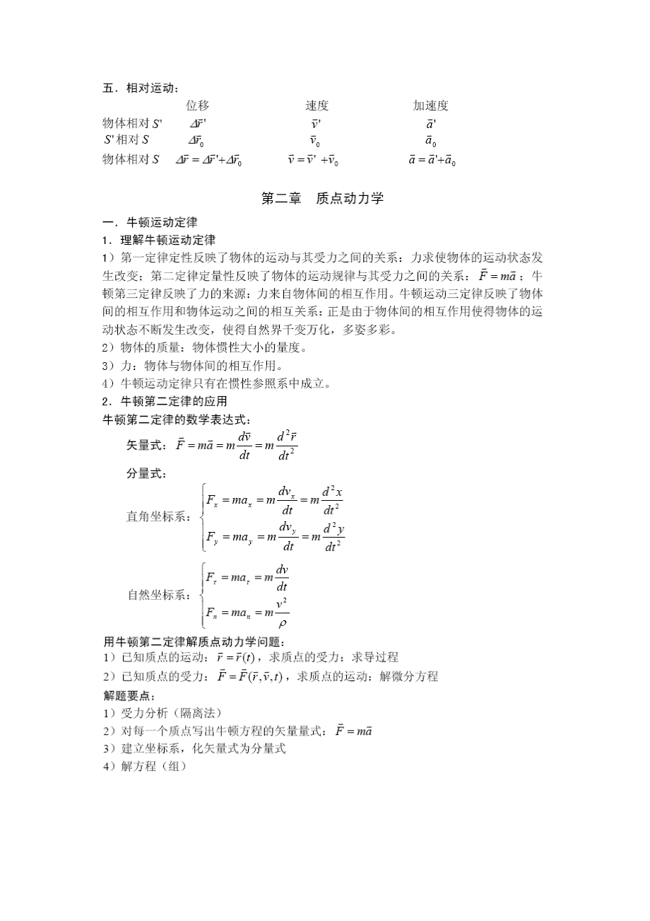 普通物理学复习总结_第3页