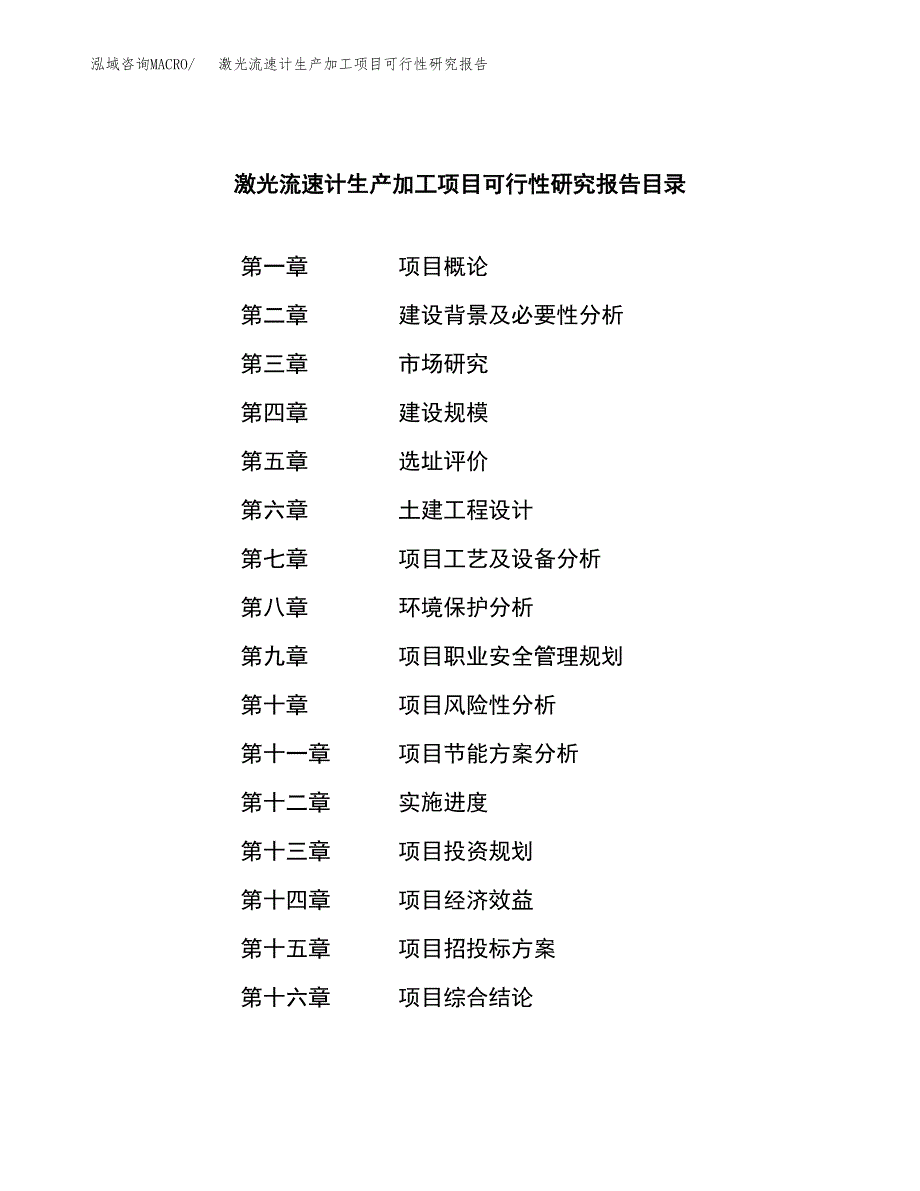 （模板）激光流速计生产加工项目可行性研究报告_第3页