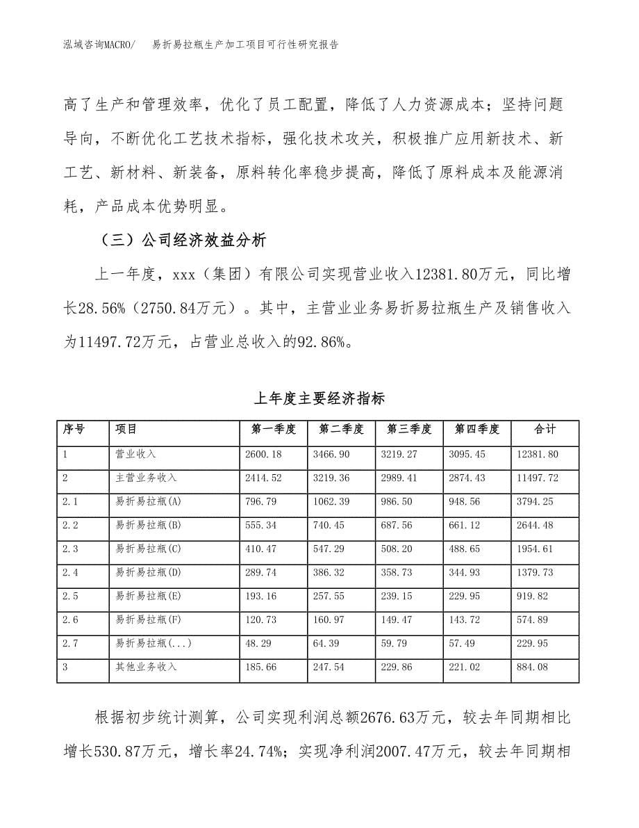 易折易拉瓶生产加工项目可行性研究报告_第5页