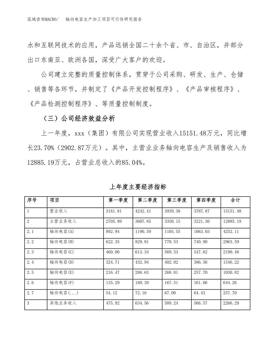 轴向电容生产加工项目可行性研究报告_第5页