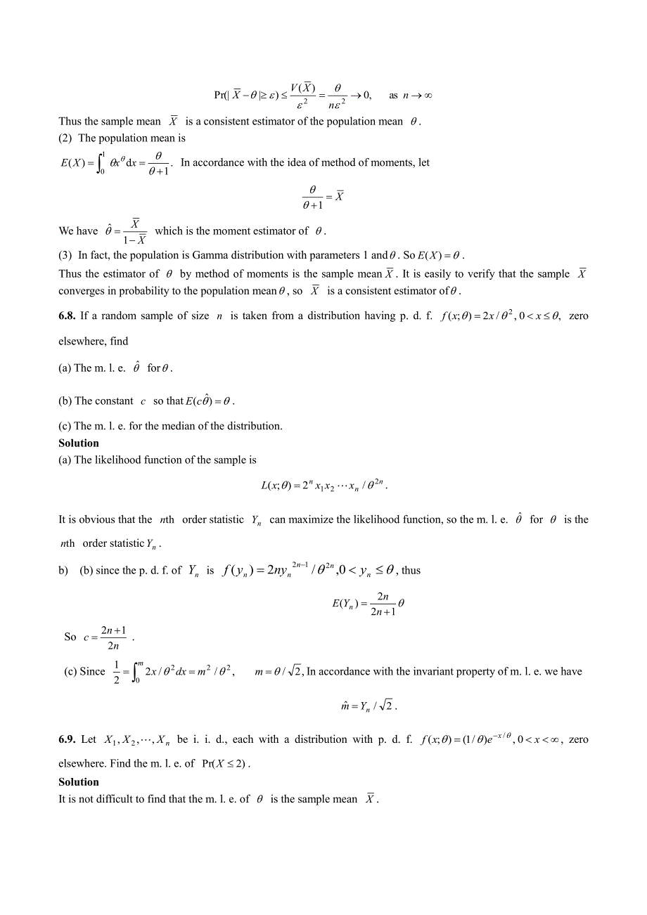 数理统计学导论参考 答案(第6~9章)r.v霍格_第4页