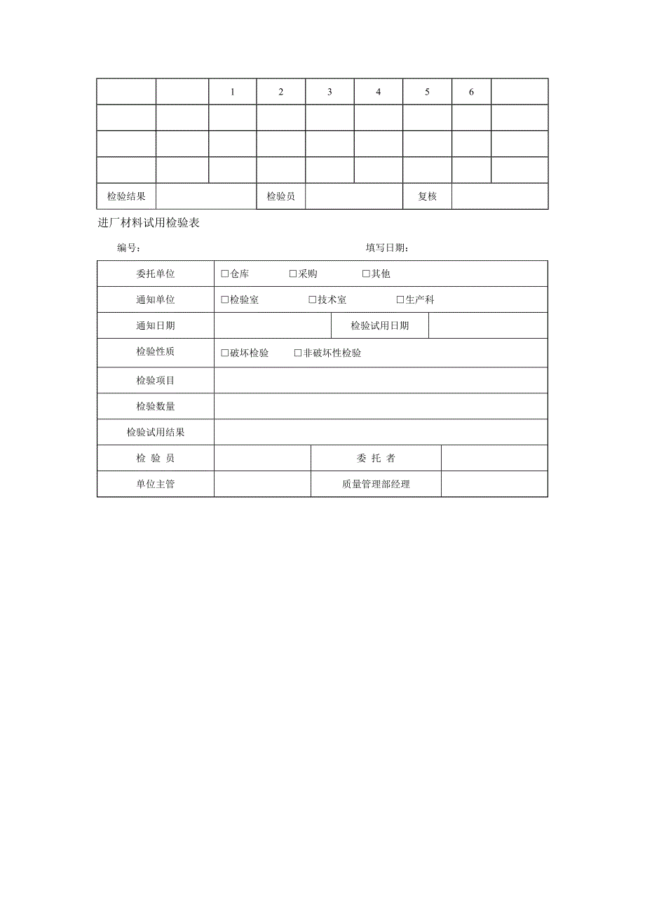 进料检验流程图及表格_第4页