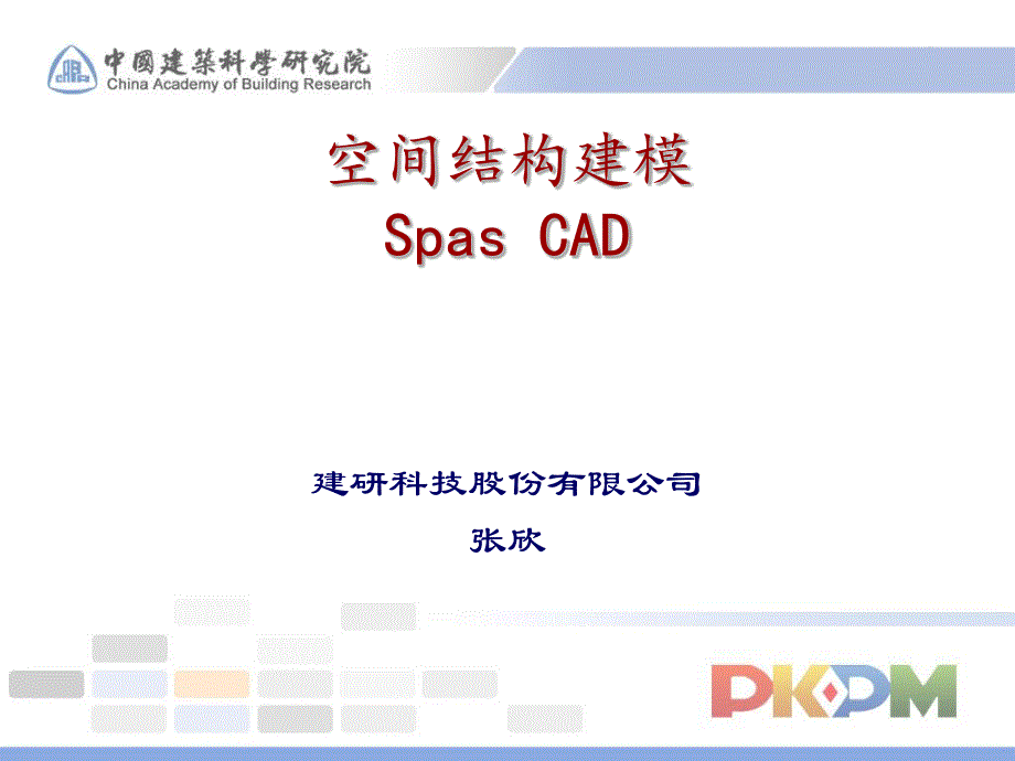空间结构建模及分析软件spascad和pmsap_2_第1页