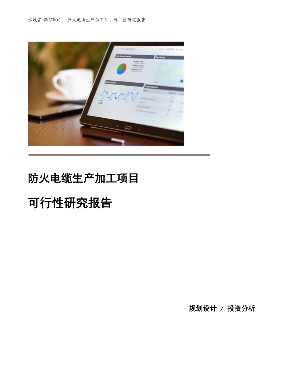 （模板）防火电缆生产加工项目可行性研究报告_第1页
