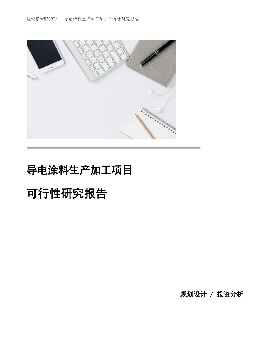 （模板）导电涂料生产加工项目可行性研究报告_第1页