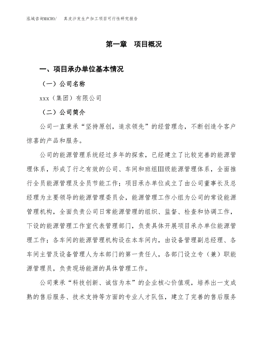 真皮沙发生产加工项目可行性研究报告_第4页