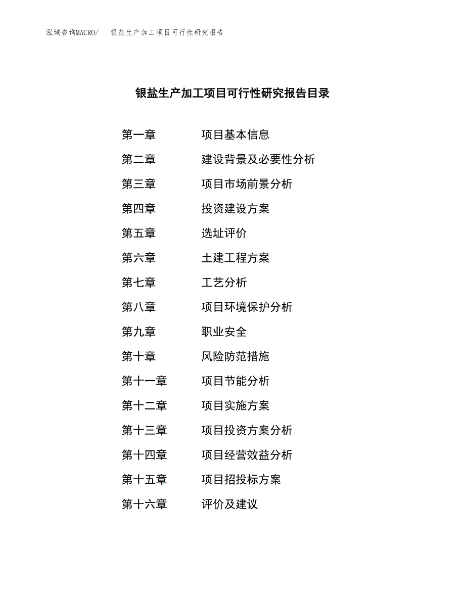 （模板）银盐生产加工项目可行性研究报告_第4页