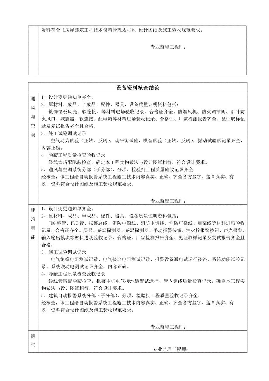 监理质量控制资料核查(水电)土建工程交工资料_第3页